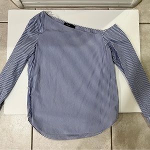 Theory asymmetrical off shoulder top